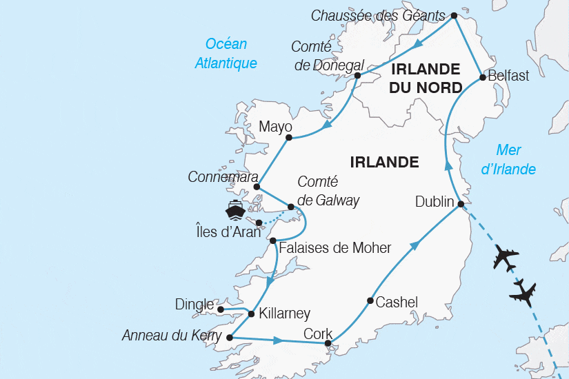 Circuit Le Grand Tour D Irlande Irlande